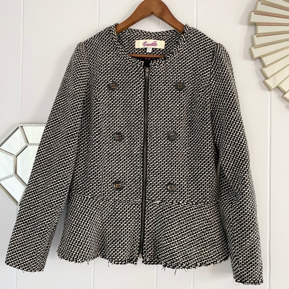 Emmelee Tweed Black & White Jacket L